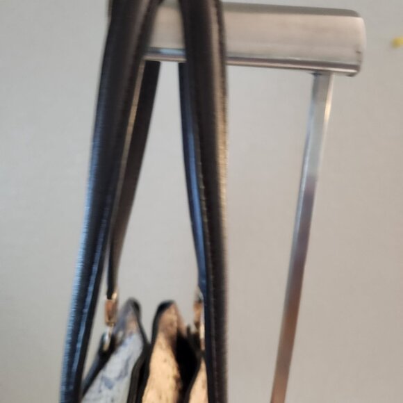 Euc Coach Minetta Snakeskin Embossed Leather Shoulder Bag Satchel - Picture 6 of 14